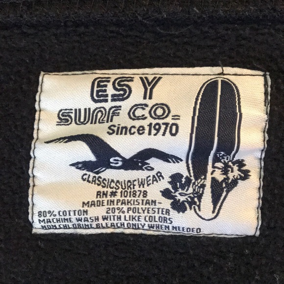 ESY Surf Co Navy Hoodie - Picture 7 of 7